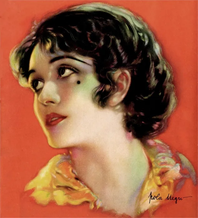 Framed Print : Pola Negri, artwork from the cover of Motion Picture magazine, ca, mid-1920s Framed Print : Pola Negri, artwork from the cover of Motion Picture magazine, ca, mid-1920s