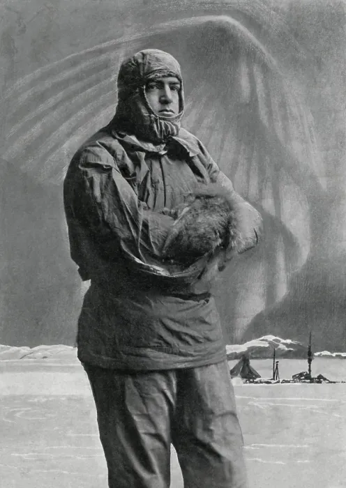Framed Print : Polar explorer Sir Ernest Henry Shackleton, c. 1907-17
