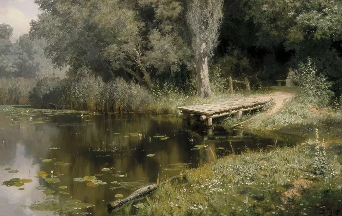 Framed Print : POLENOV, Vassili Dmitrievich (1844-1927). The Overgrown Pond. 1879. Oil on canvas. RUSSIA. Moscow. Tretyakov Gallery. AISA / Everett Collection**US SALES ONLY** Framed Print : POLENOV, Vassili Dmitrievich (1844-1927). The Overgrown Pond. 1879. Oil on canvas. RUSSIA. Moscow. Tretyakov Gallery. AISA / Everett Collection**US SALES ONLY**