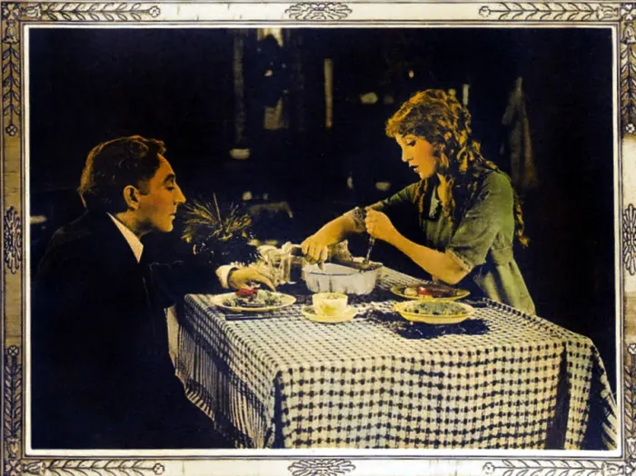 Framed Print : POLLYANNA, right: Mary Pickford on lobbycard, 1920 Framed Print : POLLYANNA, right: Mary Pickford on lobbycard, 1920