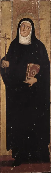 Framed Print : Polyptych of Pergola, by Girolamo Nardini, 1490 - 1510, 15th Century, oil on board - Italy, Lombardy, Milan, Brera Collection. Whole artwork view