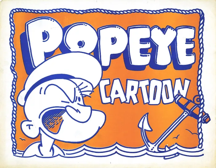 Framed Print : Popeye, ca. 1940s