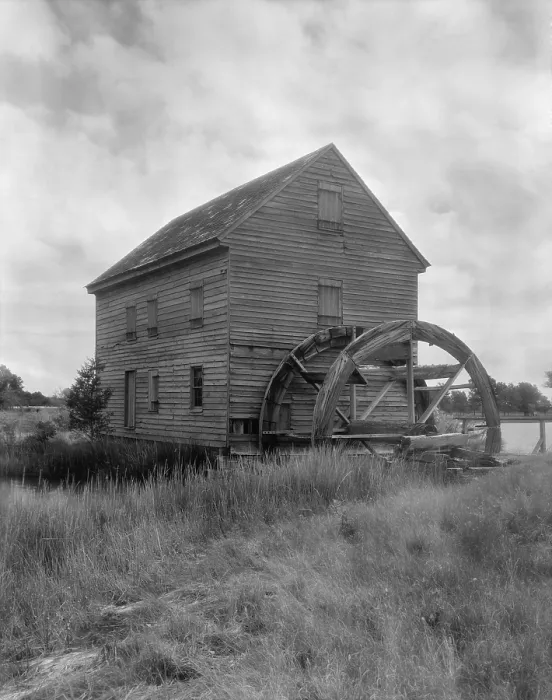 Framed Print : Poplar Grove tide mill was driven by tidal rise and fall. This type of water mill dates from Roman times. Mathews County, Virginia. 1936 photo by Frances Benjamin Johnston Framed Print : Poplar Grove tide mill was driven by tidal rise and fall. This type of water mill dates from Roman times. Mathews County, Virginia. 1936 photo by Frances Benjamin Johnston