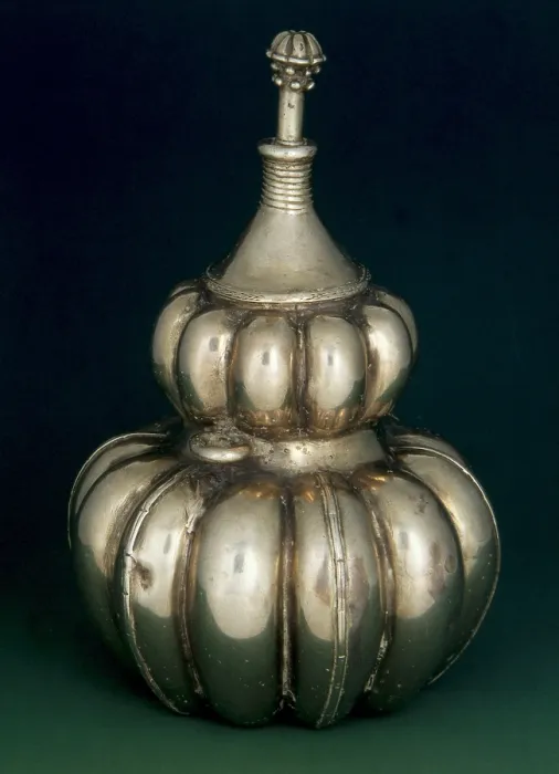 Framed Print : Poporo. Lime container used to carry the lime to the mouth while chewing coca leaves. Poporos are also attributed with mystical powers and social status