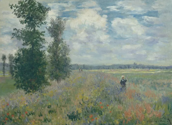 Framed Print : Poppy Fields near Argenteuil, by Claude Monet, 1875, French impressionist painting, oil on canvas. It depicts the plain of Gennevilliers, southeast of Argenteuil (BSLOC_2017_3_24) Framed Print : Poppy Fields near Argenteuil, by Claude Monet, 1875, French impressionist painting, oil on canvas. It depicts the plain of Gennevilliers, southeast of Argenteuil (BSLOC_2017_3_24)