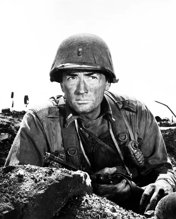 Framed Print : PORK CHOP HILL, Gregory Peck, 1959