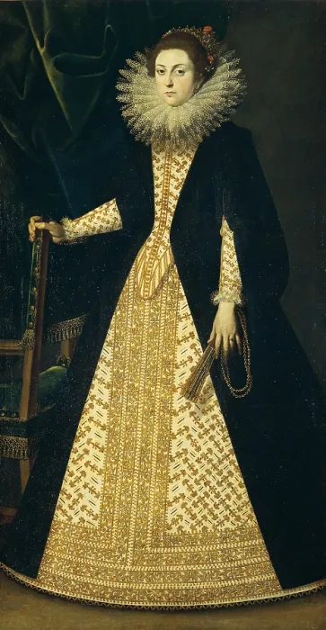 Framed Print : Portait of a Lady in Courtly Clothes, by Unknown Flemish Artist, 17th Century, oil on canvas - Italy, Emilia Romagna, Piacenza, Civic Collections of Palazzo Farnese Framed Print : Portait of a Lady in Courtly Clothes, by Unknown Flemish Artist, 17th Century, oil on canvas - Italy, Emilia Romagna, Piacenza, Civic Collections of Palazzo Farnese