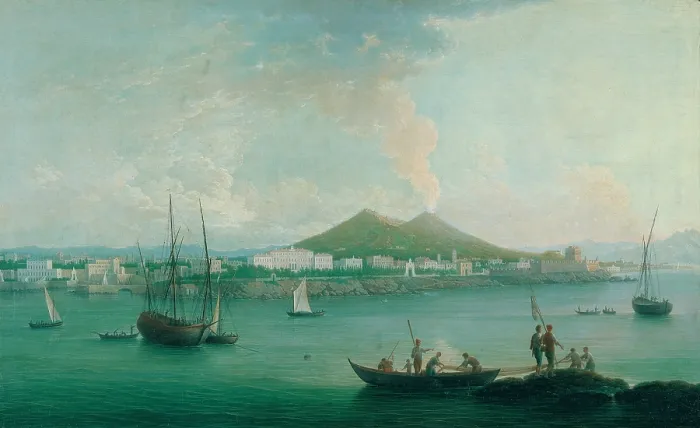 Framed Print : Portici (Portici), by Gabriele Ricciardelli, 18th Century, oil on canvas - Whole artwork view Framed Print : Portici (Portici), by Gabriele Ricciardelli, 18th Century, oil on canvas - Whole artwork view