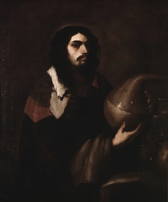 Framed Print : Portrait of a Chemical or Astronomer or Self-Portrait as an alchemist (Astronomo o Autoritratto in veste di alchimista), by Luca Giordano, 1660, 17th Century Framed Print : Portrait of a Chemical or Astronomer or Self-Portrait as an alchemist (Astronomo o Autoritratto in veste di alchimista), by Luca Giordano, 1660, 17th Century
