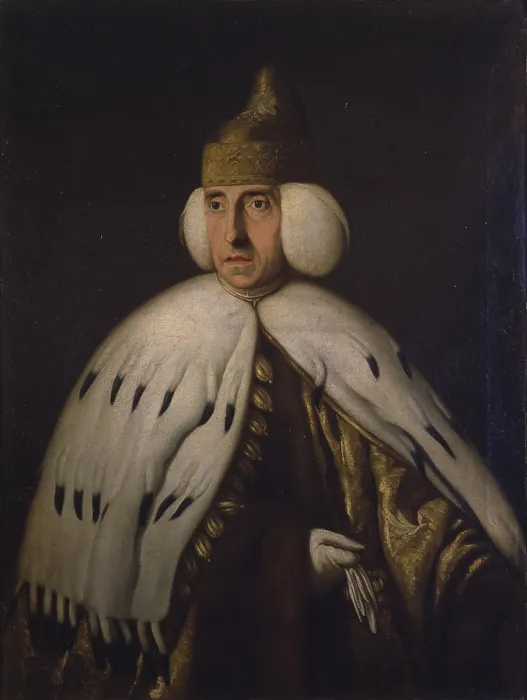 Framed Print : Portrait of Doge Ludovico Manin, by Bernardino Castelli, 18th century, oil on canvas. - Italy, Veneto, Venice, Correr Museum, Library of Art and History of Venice Framed Print : Portrait of Doge Ludovico Manin, by Bernardino Castelli, 18th century, oil on canvas. - Italy, Veneto, Venice, Correr Museum, Library of Art and History of Venice