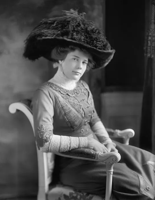 Framed Print : Portrait of Ethel Roosevelt, the younger of President Theodore Roosevelts two daughters. Born in 1891, she was a teenager when her family lived in the White House