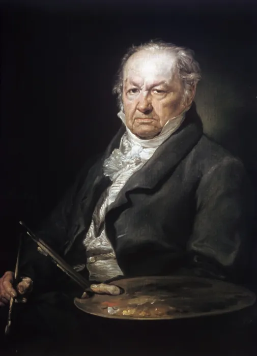 Framed Print : Portrait of Francisco Goya, by Vicent Lpez y Portaa, 1826, 19th Century, oil on canvas, 93 x 75 cm - Spain, Madrid, Prado Museum. Whole artwork view Framed Print : Portrait of Francisco Goya, by Vicent Lpez y Portaa, 1826, 19th Century, oil on canvas, 93 x 75 cm - Spain, Madrid, Prado Museum. Whole artwork view