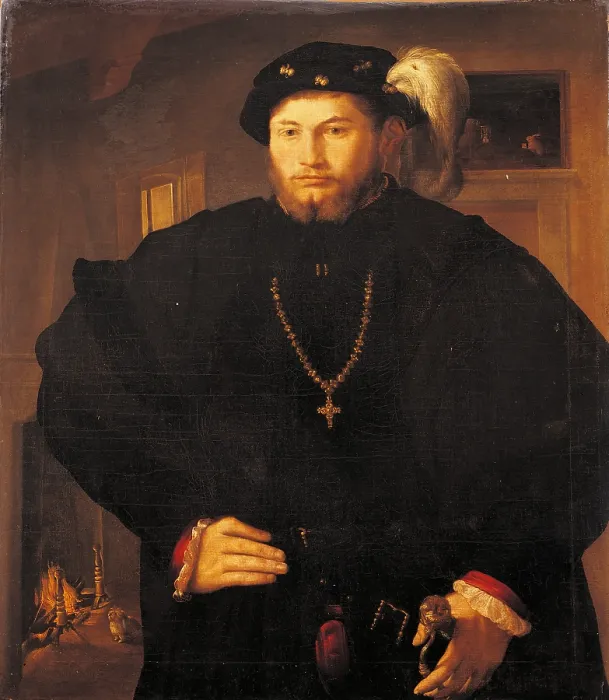 Framed Print : Portrait of a Gentleman, by 17C Anonymous artist, 1536, 16th Century, - Italy, Campania, Naples, Capodimonte National Museum and Galleries. All Framed Print : Portrait of a Gentleman, by 17C Anonymous artist, 1536, 16th Century, - Italy, Campania, Naples, Capodimonte National Museum and Galleries. All