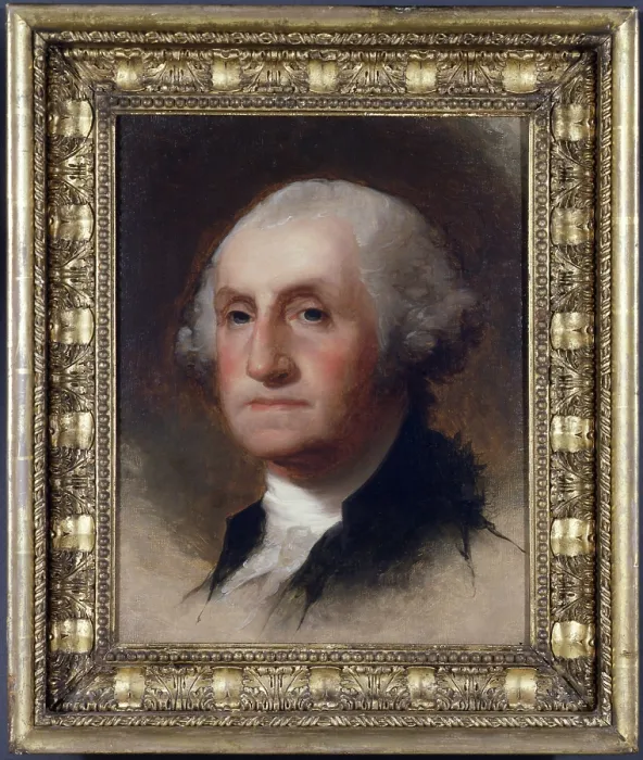 Framed Print : Portrait of George Washington 1732-1899 by Thomas Sully. 1820