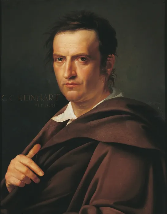 Framed Print : Portrait of Johann Christian Reinhart, by Jos de Madrazo, 1812, 19th Century, oil on canvas - Italy, Lazio, Rome, Gallery of the National Accademy of Saint Lucas Framed Print : Portrait of Johann Christian Reinhart, by Jos de Madrazo, 1812, 19th Century, oil on canvas - Italy, Lazio, Rome, Gallery of the National Accademy of Saint Lucas