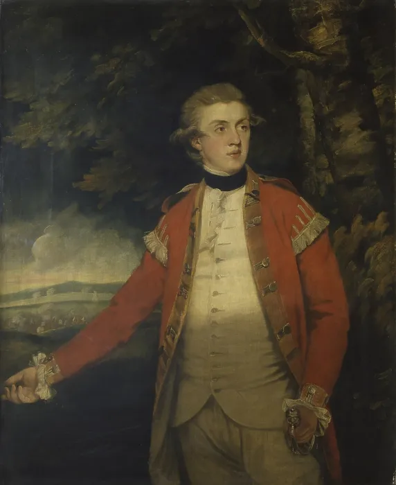 Framed Print : Portrait of Lord Donoughmore, by Joshua Reynolds, 18th century, oil on canvas. - Italy, Lombardy, Milan, Brera Collection. Whole artwork view. Portrait of a nobleman