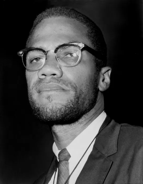 Framed Print : Portrait of Malcolm X. 1964-65