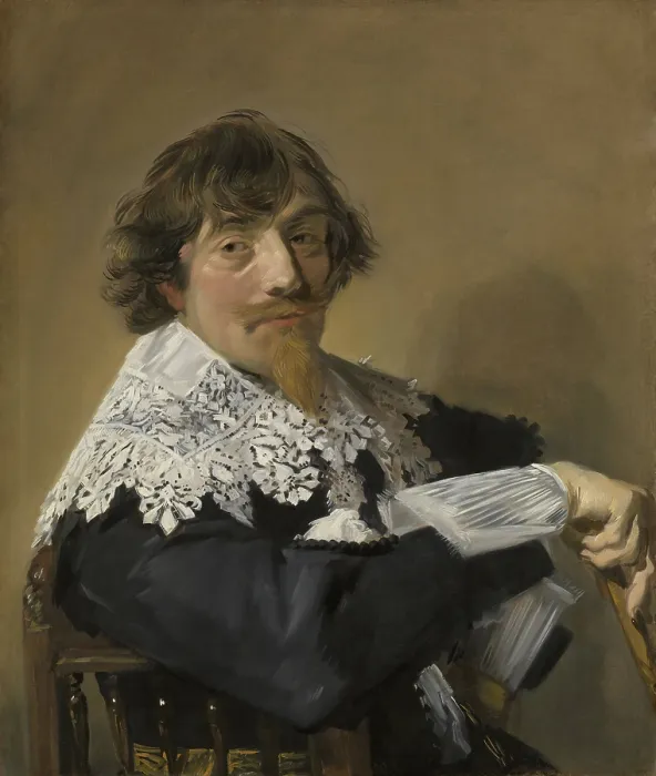 Framed Print : Portrait of a Man, by Frans Hals, 1635, Dutch painting, oil on canvas. The sitter is possibly Nicolaes Hasselaer, a brewer, and Captain Major of the Army in Amsterdam Framed Print : Portrait of a Man, by Frans Hals, 1635, Dutch painting, oil on canvas. The sitter is possibly Nicolaes Hasselaer, a brewer, and Captain Major of the Army in Amsterdam