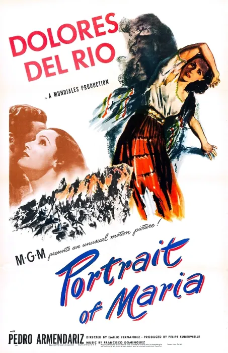 Framed Print : PORTRAIT OF MARIA, (aka MARIA CANDELARIA), US poster, Dolores Del Rio (right), 1944 Framed Print : PORTRAIT OF MARIA, (aka MARIA CANDELARIA), US poster, Dolores Del Rio (right), 1944