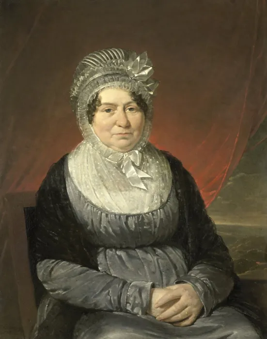 Framed Print : Portrait of Mrs. Brak-Haskenhoff, by Cornelis Kruseman, 1818, Dutch painting, oil on canvas Framed Print : Portrait of Mrs. Brak-Haskenhoff, by Cornelis Kruseman, 1818, Dutch painting, oil on canvas