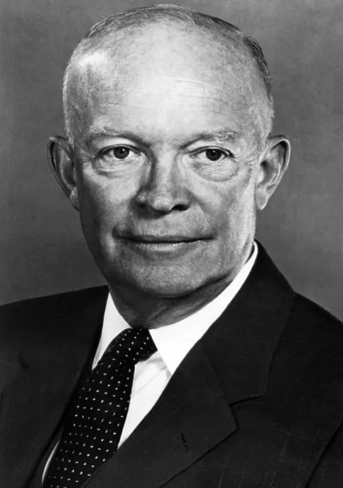 Framed Print : A portrait of President Dwight D. Eisenhower. Courtesy CSU Archives / Everett Collection