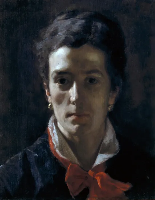 Framed Print : Portrait of his sister, Bice (Ritratto della sorella Bice), by Demetrio Cosola, 1870 - 1895, 19th Century, oil on canvas - Private collection. Whole artwork view Framed Print : Portrait of his sister, Bice (Ritratto della sorella Bice), by Demetrio Cosola, 1870 - 1895, 19th Century, oil on canvas - Private collection. Whole artwork view
