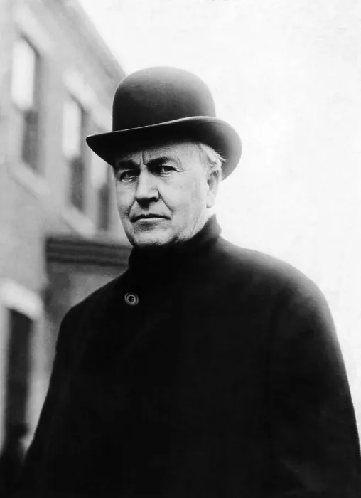 Framed Print : A portrait of Thomas Edison. September 13, 1913. Courtesy CSU Archives / Everett Collection Framed Print : A portrait of Thomas Edison. September 13, 1913. Courtesy CSU Archives / Everett Collection