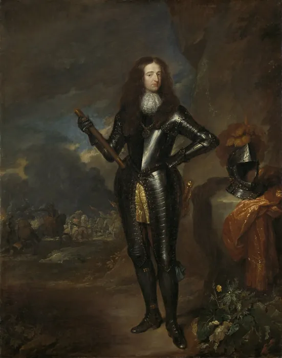 Framed Print : Portrait of William III, Prince of Orange and Stadholder, by Caspar Netscher, c. 1680-84, Dutch painting, oil on canvas Framed Print : Portrait of William III, Prince of Orange and Stadholder, by Caspar Netscher, c. 1680-84, Dutch painting, oil on canvas