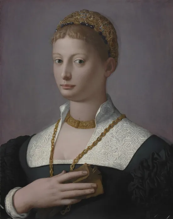 Framed Print : Portrait of a Woman, c