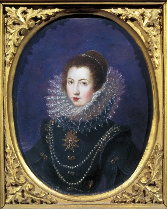 Framed Print : Portrait of a young aristocratic lady. 19th c. Genoese school. Oil on canvas. ITALY. Rome. Galleria Nazionale d'Arte Antica (National Gallery of Ancient Art)