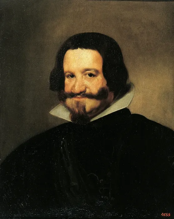 Framed Print : Portraito of Count Olivares, Diego Rodrguez de Silva y Velzquez, 1638, 17th Century, oil on canvas, 67 x 54, 5 cm - Russia, St. Petersburg, The State Hermitage Museum
