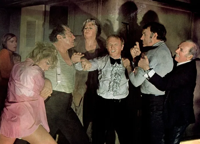 Framed Print : POSEIDON ADVENTURE, Carol Lynley, Stella Stevens, Ernest Borgnine, Shelley Winters, Red Buttons, Gene Hackman, Jack Albertson, 1972