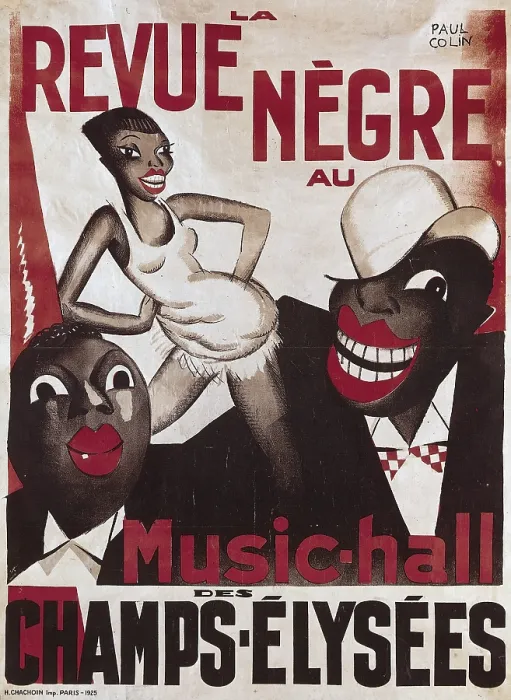 Framed Print : Poster of 'La Revue Ngre', designed by Paul Colin. Paris, 1925. - Coleccion Gasca / Iberfoto / Everett Collection (150497)**US SALES ONLY**
