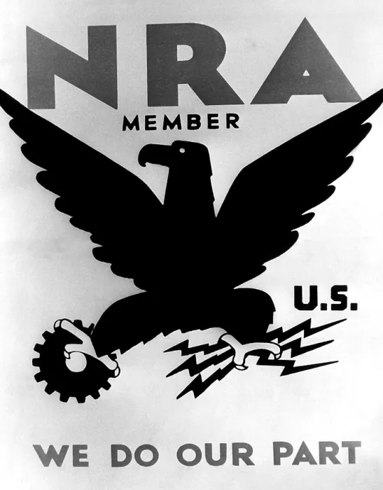 Framed Print : Poster for the National Recovery Administration (NRA). ca. 1930s. Courtesy: CSU Archives / Everett Collection