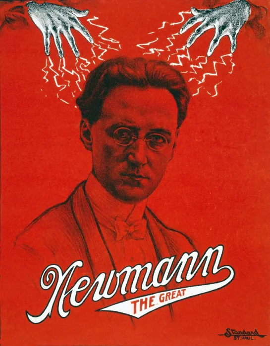 Framed Print : Poster for Newmann the Great, George Newmann, Hypnotist, and stage magician, circa 1930 Framed Print : Poster for Newmann the Great, George Newmann, Hypnotist, and stage magician, circa 1930