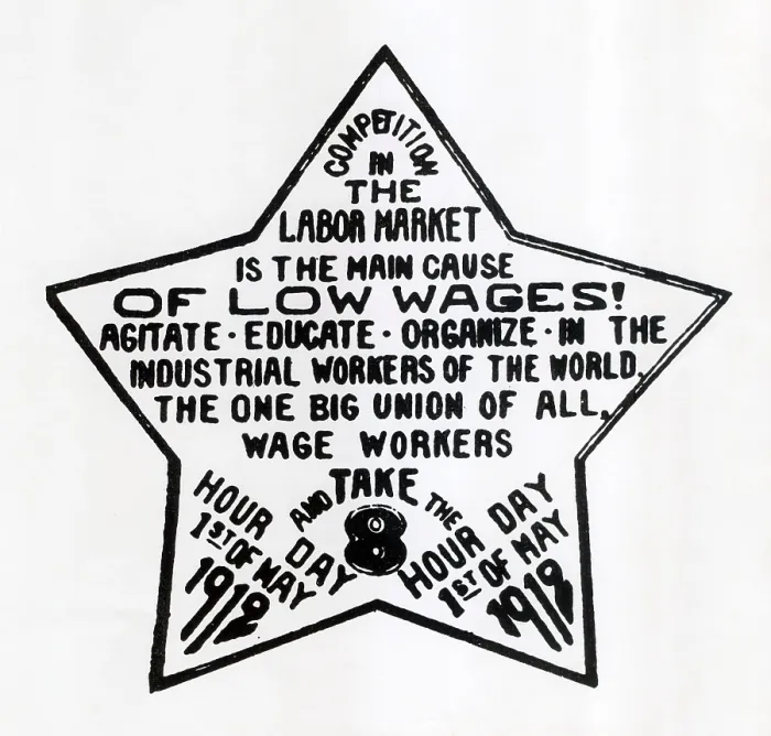 Framed Print : Poster promoting the I.W.W. campaign for the eight hour work day. 1912 Framed Print : Poster promoting the I.W.W. campaign for the eight hour work day. 1912