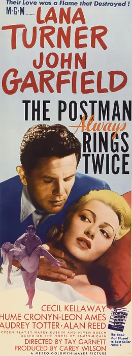 Framed Print : THE POSTMAN ALWAYS RINGS TWICE, John Garfield, Lana Turner, 1946