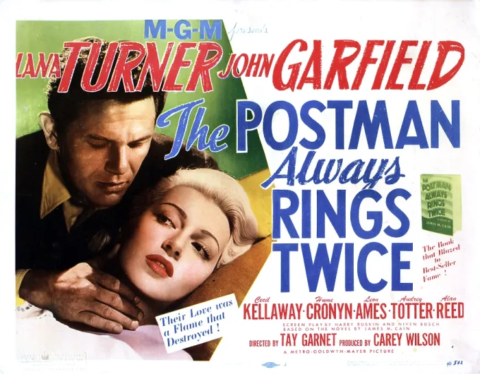 Framed Print : THE POSTMAN ALWAYS RINGS TWICE, Lana Turner, John Garfield, 1946, poster art Framed Print : THE POSTMAN ALWAYS RINGS TWICE, Lana Turner, John Garfield, 1946, poster art