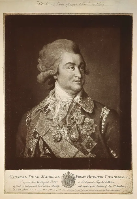 Framed Print : Potemkin, Grigory Aleksandrovich, Prince Tavrichesky, Imperial Prince (1739-1791). Engraving. FRANCE. Paris. National Library. AISA / Everett Collection**US SALES ONLY**