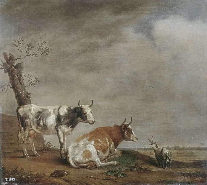 Framed Print : POTTER, Paulus (1625-1654). In the Meadow. 1652. Baroque art. Oil on canvas. SPAIN. Madrid. Prado Museum. AISA / Everett Collection**US SALES ONLY**