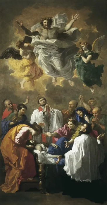 Framed Print : POUSSIN, Nicolas (1594-1665). Saint Francis Xavier Bringing Back to Life the Daughter of an Inhabitant of Cangoxima, Japan. 1641 Framed Print : POUSSIN, Nicolas (1594-1665). Saint Francis Xavier Bringing Back to Life the Daughter of an Inhabitant of Cangoxima, Japan. 1641