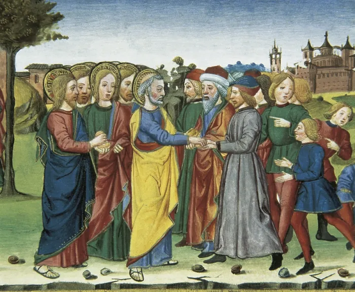 Framed Print : DE PREDIS, Cristoforo (1440-1486). Stories of Saint Joachim, Saint Anne, Virgin Mary, Jesus, the Baptist and the End of the World. 1476 Framed Print : DE PREDIS, Cristoforo (1440-1486). Stories of Saint Joachim, Saint Anne, Virgin Mary, Jesus, the Baptist and the End of the World. 1476