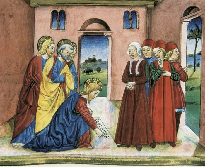 Framed Print : DE PREDIS, Cristoforo (1440-1486). Stories of Saint Joachim, Saint Anne, Virgin Mary, Jesus, the Baptist and the End of the World. 1476 Framed Print : DE PREDIS, Cristoforo (1440-1486). Stories of Saint Joachim, Saint Anne, Virgin Mary, Jesus, the Baptist and the End of the World. 1476