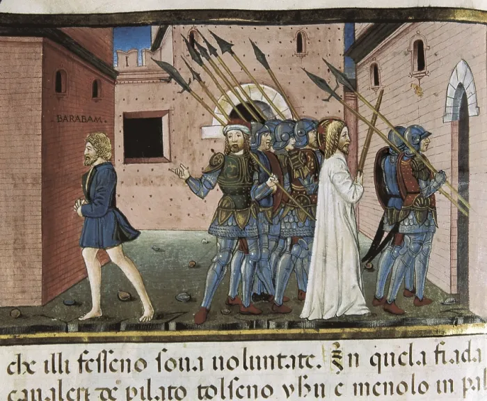 Framed Print : DE PREDIS, Cristoforo (1440-1486). Stories of Saint Joachim, Saint Anne, Virgin Mary, Jesus, the Baptist and the End of the World. 1476