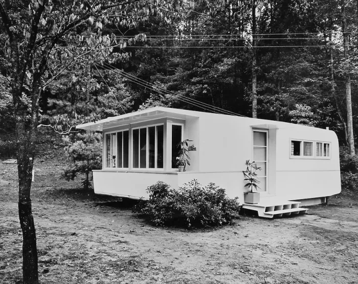 Framed Print : Prefabrication housing developed for TVA (Tennessee Valley Authority's) employees in 1930s