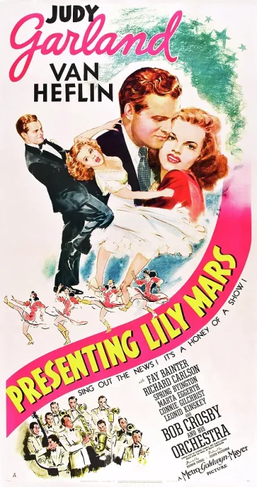 Framed Print : PRESENTING LILY MARS, top from left: Van Heflin, Judy Garland, Van Heflin, Judy Garland, 1943