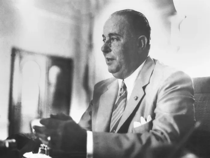 Framed Print : President Anastasio Somoza was shot on Sept. 21, 1956 by the poet Rigoberto Lopez Porez. He died several days later in a Panama Canal Zone hospital