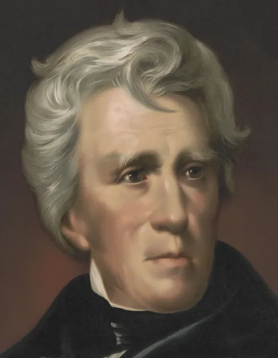 Framed Print : President Andrew Jackson, detail from chromolithograph printed in 1896 (BSLOC_2017_6_16) Framed Print : President Andrew Jackson, detail from chromolithograph printed in 1896 (BSLOC_2017_6_16)