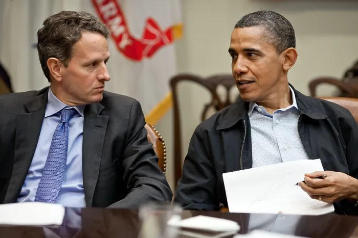 Framed Print : President Barack Obama talks with Treasury Secretary Timothy Geithner Framed Print : President Barack Obama talks with Treasury Secretary Timothy Geithner