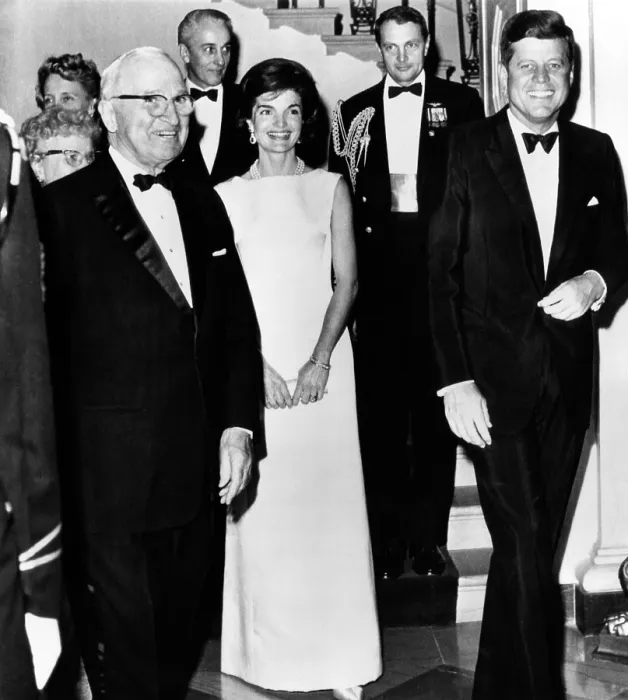 Framed Print : Former President and Bess Truman were guests of honor of President and Jacqueline Kennedy's at the White House. Nov. 1, 1961. (CSU_ALPHA_200) CSU Archives / Everett Collection